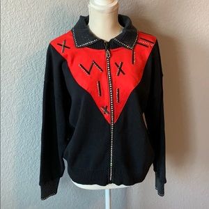 Western style sweater - M/L